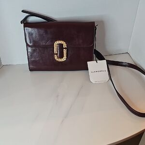 Glamorous Deep Burgundy Crossbody Bag
